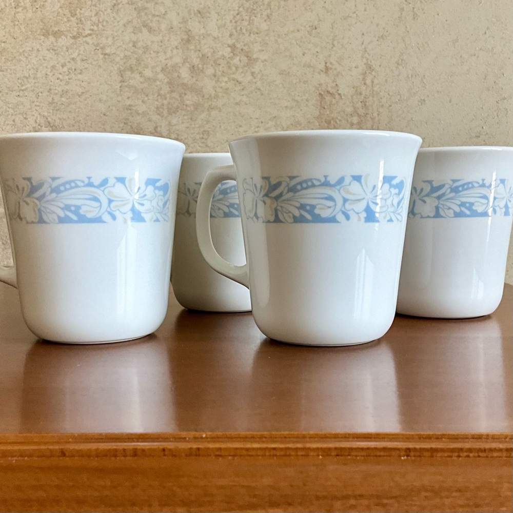 Corning Sea and Sand Mugs